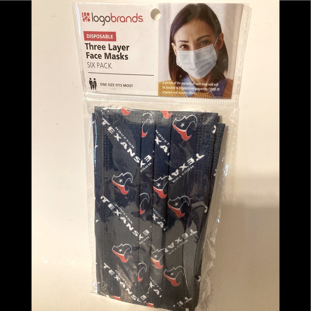 “HOUSTON TEXANS” Face Masks